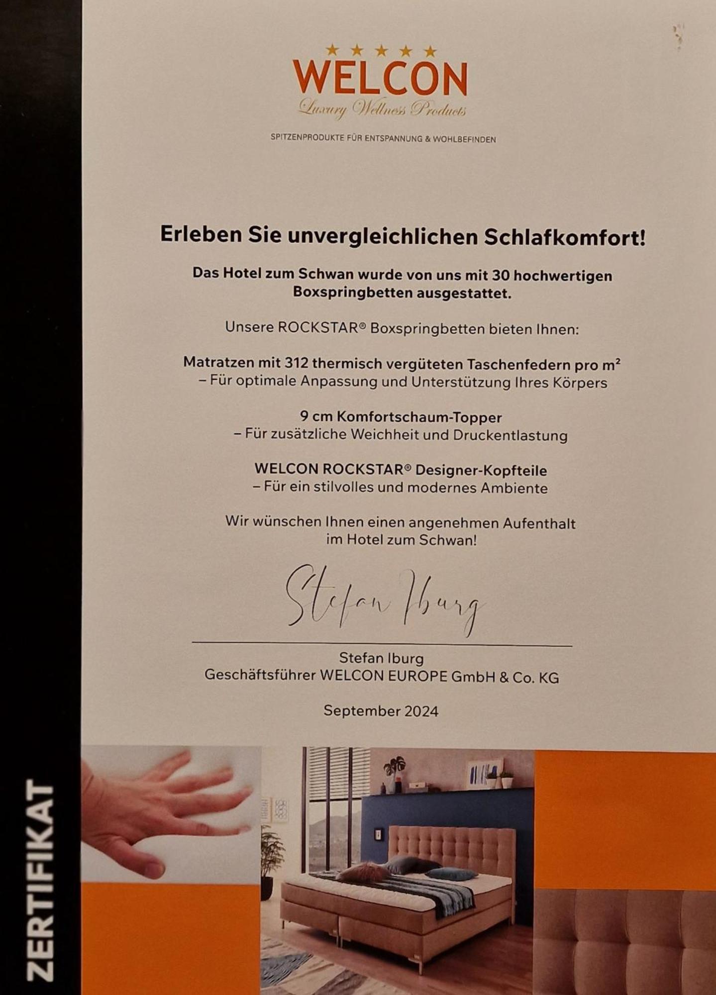 Historisches Hotel Zum Schwan Bad Karlshafen Eksteriør billede